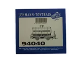 Aufkleber Güterwagen Kesselwagen Toy Train LGB 94040