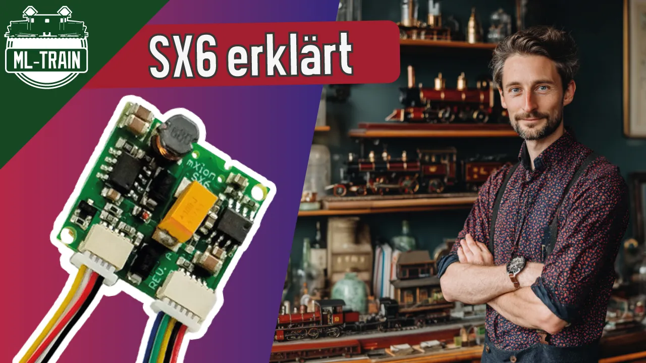 SX6 Soundmodul 16 Bit für DRIVE-Lokdekoder ML-Train 80609010 Video