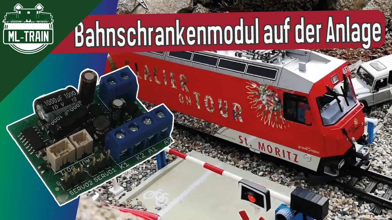 2-Kanal Bahnschrankenmodul mit Sound ML-Train 84004406 Video
