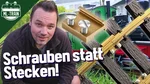100 Schraubverbinder für alle Gleise in der Gartenbahn Spur-G Video