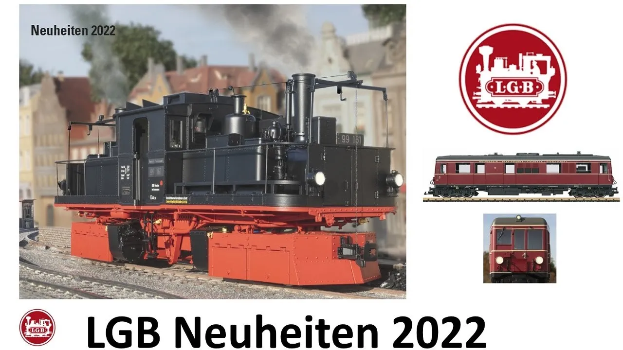 Rollböcke Set DR LGB 48180 Video