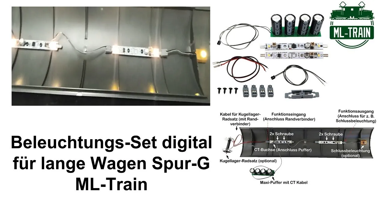 Midi Puffer für Lichtleisten ML-Train 88201014 Video