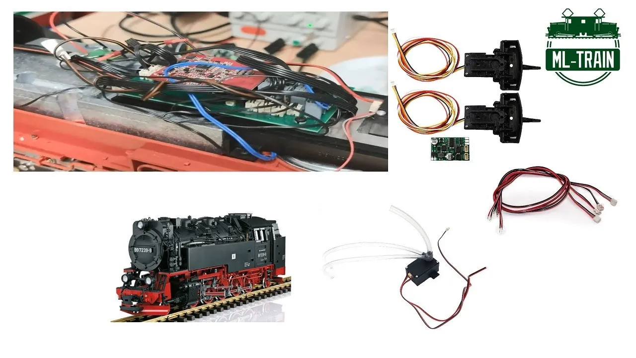 4 Stück Mini CT Kabel 3 polig farbig 40 cm ML-Train 85101041 Video
