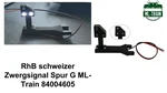 Zwergsignal mit integriertem Decoder analog/digital RhB ML-Train 84004605 Video