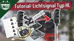 Lichtsignal Typ HL Einheitssignal der DR für Spur G mit Decoder - Betonmast - ML-Train 83804634 Video