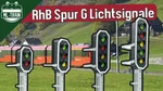 Lichtsignal Typ L 2-fach RhB für Spur G analog / digital mit Decoder ML-Train 83804606