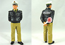 Polizist, grüne Uniform mit Kelle Prehm 500045