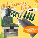 ML-Sommer-Train Großes Werkzeug-Set mit Lokliege + GRATIS Aufbewahrungsbox